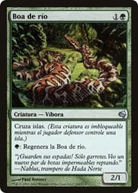 River Boa (Spanish) - "Boa de rio" - Magic Encyclopedia 2011 (Salvat) - Magic: The Gathering card