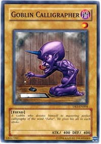 Goblin Calligrapher - Dark Revelation Volume 3 - YuGiOh card