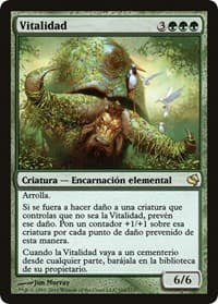 Vigor (Spanish) - "Vitalidad" - Magic Encyclopedia 2011 (Salvat) - Magic: The Gathering card
