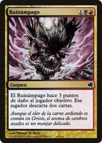 Blightning (Spanish) - "Ruinampago" - Magic Encyclopedia 2011 (Salvat) - Magic: The Gathering card