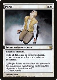 Pariah (Spanish) - "Paria" - Magic Encyclopedia 2011 (Salvat) - Magic: The Gathering card