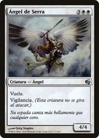 Serra Angel (Spanish) - "Angel de Serra" - Magic Encyclopedia 2011 (Salvat) - Magic: The Gathering card