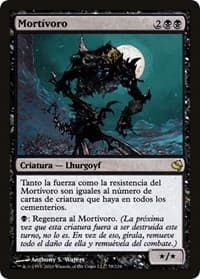 Mortivore (Spanish) - "Mortivoro" - Magic Encyclopedia 2011 (Salvat) - Magic: The Gathering card