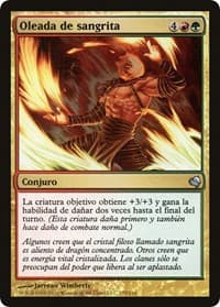Sangrite Surge (Spanish) - "Oleada de sangrita" - Magic Encyclopedia 2011 (Salvat) - Magic: The Gathering card