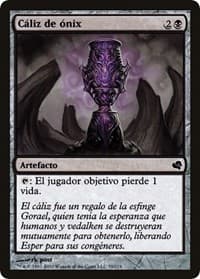 Onyx Goblet (Spanish) - "Caliz de onix" - Magic Encyclopedia 2011 (Salvat) - Magic: The Gathering card