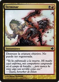 Terminate (Spanish) - "Terminar" - Magic Encyclopedia 2011 (Salvat) - Magic: The Gathering card