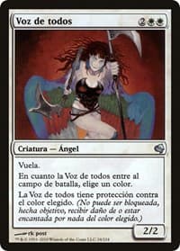 Voice of All (Spanish) - "Voz de todos" - Magic Encyclopedia 2011 (Salvat) - Magic: The Gathering card