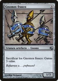Bottle Gnomes (Spanish) - "Gnomos frasco" - Magic Encyclopedia 2011 (Salvat) - Magic: The Gathering card