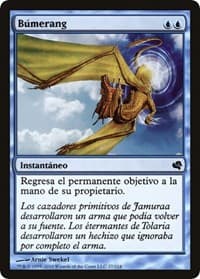 Boomerang (Spanish) - "Bumerang" - Magic Encyclopedia 2011 (Salvat) - Magic: The Gathering card