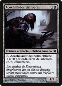 Salvage Slasher (Spanish) - "Acuchillador del botin" - Magic Encyclopedia 2011 (Salvat) - Magic: The Gathering card