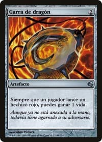 Dragon's Claw (Spanish) - "Garra de dragon" - Magic Encyclopedia 2011 (Salvat) - Magic: The Gathering card