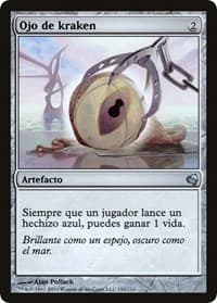 Kraken's Eye (Spanish) - "Ojo de kraken" - Magic Encyclopedia 2011 (Salvat) - Magic: The Gathering card