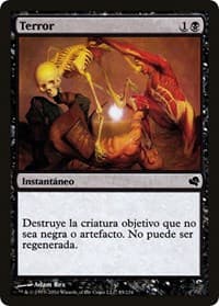 Terror (Spanish) - "Terror" - Magic Encyclopedia 2011 (Salvat) - Magic: The Gathering card