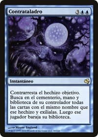 Counterbore (Spanish) - "Contrataladro" - Magic Encyclopedia 2011 (Salvat) - Magic: The Gathering card