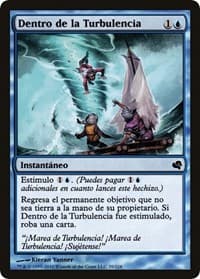 Into the Roil (Spanish) - "Dentro de la Turbulencia" - Magic Encyclopedia 2011 (Salvat) - Magic: The Gathering card