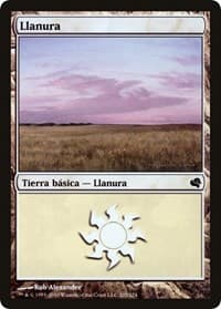 Plains (Spanish) - "Llanura" (205) - Magic Encyclopedia 2011 (Salvat) - Magic: The Gathering card
