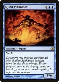 Mahamoti Djinn (Spanish) - "Djinn Mahamoti" - Magic Encyclopedia 2011 (Salvat) - Magic: The Gathering card