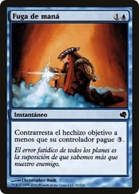 Mana Leak (Spanish) - "Fuga de mana" - Magic Encyclopedia 2011 (Salvat) - Magic: The Gathering card