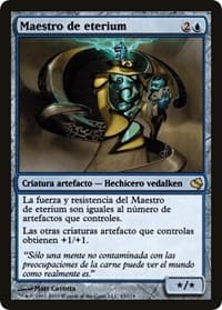 Master of Etherium (Spanish) - "Maestro de eterium" - Magic Encyclopedia 2011 (Salvat) - Magic: The Gathering card
