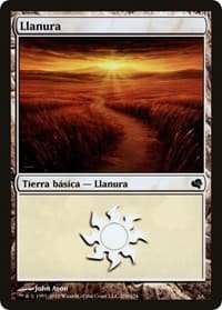 Plains (Spanish) - "Llanura" (206) - Magic Encyclopedia 2011 (Salvat) - Magic: The Gathering card