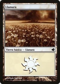 Plains (Spanish) - "Llanura" (208) - Magic Encyclopedia 2011 (Salvat) - Magic: The Gathering card