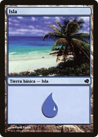 Island (Spanish) - "Isla" (212) - Magic Encyclopedia 2011 (Salvat) - Magic: The Gathering card