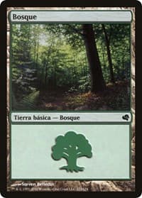 Forest (Spanish) - "Bosque" (223) - Magic Encyclopedia 2011 (Salvat) - Magic: The Gathering card