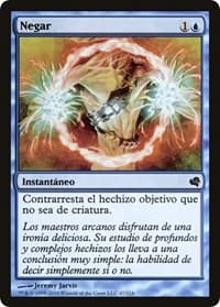 Negate (Spanish) - "Negar" - Magic Encyclopedia 2011 (Salvat) - Magic: The Gathering card