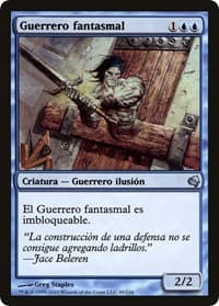 Phantom Warrior (Spanish) - "Guerrero fantasmal" - Magic Encyclopedia 2011 (Salvat) - Magic: The Gathering card