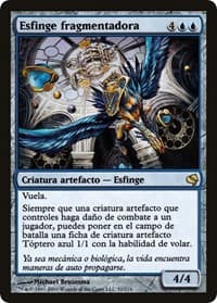 Sharding Sphinx (Spanish) - "Esfinge fragmentadora" - Magic Encyclopedia 2011 (Salvat) - Magic: The Gathering card