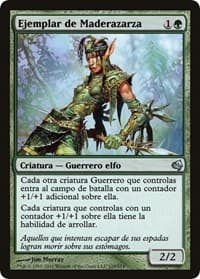 Bramblewood Paragon (Spanish) - "Ejemplar de Maderazarza" - Magic Encyclopedia 2011 (Salvat) - Magic: The Gathering card
