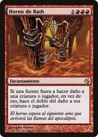 Furnace of Rath (Spanish) - "Horno de Rath" - Magic Encyclopedia 2011 (Salvat) - Magic: The Gathering card