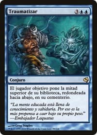 Traumatize (Spanish) - "Traumatizar" - Magic Encyclopedia 2011 (Salvat) - Magic: The Gathering card