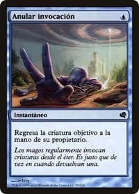 Unsummon (Spanish) - "Anular invocacion" - Magic Encyclopedia 2011 (Salvat) - Magic: The Gathering card