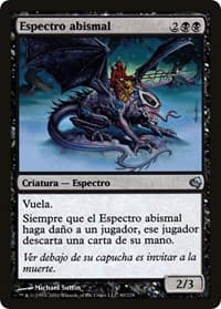 Abyssal Specter (Spanish) - "Espectro abismal" - Magic Encyclopedia 2011 (Salvat) - Magic: The Gathering card
