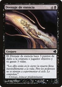 Essence Drain (Spanish) - "Drenaje de esencia" - Magic Encyclopedia 2011 (Salvat) - Magic: The Gathering card