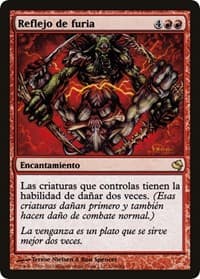 Rage Reflection (Spanish) - "Reflejo de furia" - Magic Encyclopedia 2011 (Salvat) - Magic: The Gathering card