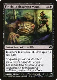 Eyeblight's Ending (Spanish) - "Fin de la desgracia visual" - Magic Encyclopedia 2011 (Salvat) - Magic: The Gathering card