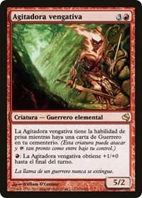 Vengeful Firebrand (Spanish) - "Agitadora vengativa" - Magic Encyclopedia 2011 (Salvat) - Magic: The Gathering card