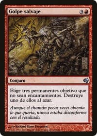 Wild Swing (Spanish) - "Golpe salvaje" - Magic Encyclopedia 2011 (Salvat) - Magic: The Gathering card