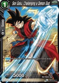 Son Goku, Challenging a Demon God - Realm of the Gods - Dragon Ball Super: Masters card