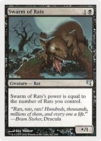 Swarm of Rats (2) - Magic Encyclopedia 2005 (Salvat/Hachette) - Magic: The Gathering card