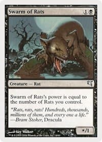 Swarm of Rats (14) - Magic Encyclopedia 2005 (Salvat/Hachette) - Magic: The Gathering card