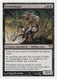Marrow-Gnawer (Spanish) - "Roemedulas" - Magic Encyclopedia 2005 (Salvat/Hachette) - Magic: The Gathering card