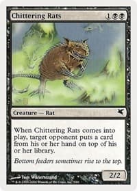 Chittering Rats (5) - Magic Encyclopedia 2005 (Salvat/Hachette) - Magic: The Gathering card