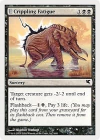 Crippling Fatigue (6) - Magic Encyclopedia 2005 (Salvat/Hachette) - Magic: The Gathering card
