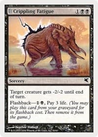 Crippling Fatigue (30) - Magic Encyclopedia 2005 (Salvat/Hachette) - Magic: The Gathering card