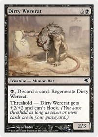 Dirty Wererat (31) - Magic Encyclopedia 2005 (Salvat/Hachette) - Magic: The Gathering card