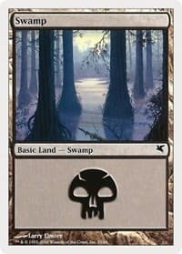 Swamp (33) - Magic Encyclopedia 2005 (Salvat/Hachette) - Magic: The Gathering card