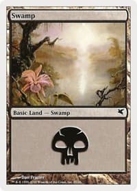 Swamp (35) - Magic Encyclopedia 2005 (Salvat/Hachette) - Magic: The Gathering card